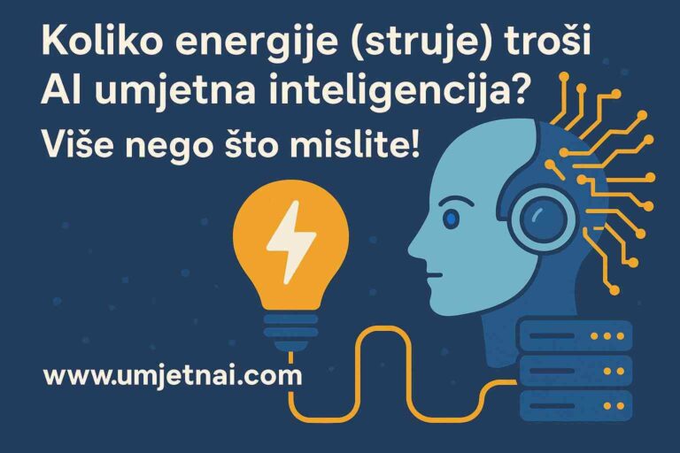 Koliko energije (struje) troši AI umjetna inteligencija? Više nego što mislite! www.umjetnai.com