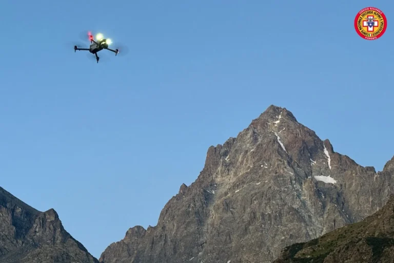 Slika Drona koji je locirao planinara CREDITS: CNSAS