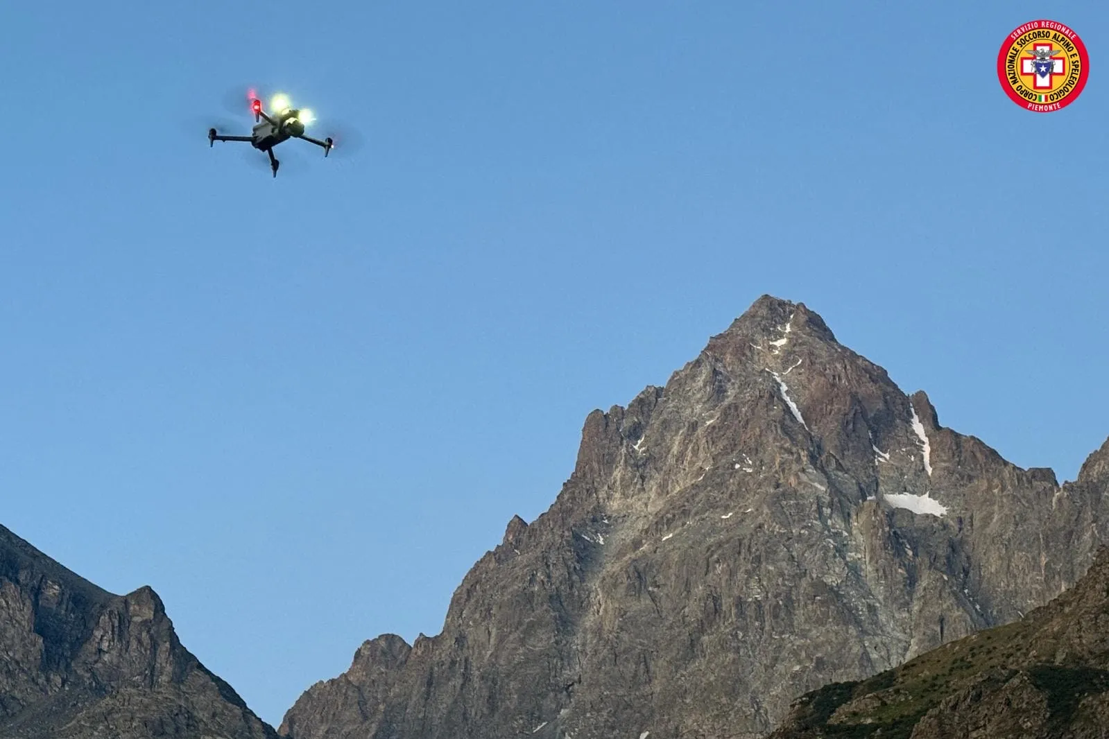 Slika Drona koji je locirao planinara CREDITS: CNSAS