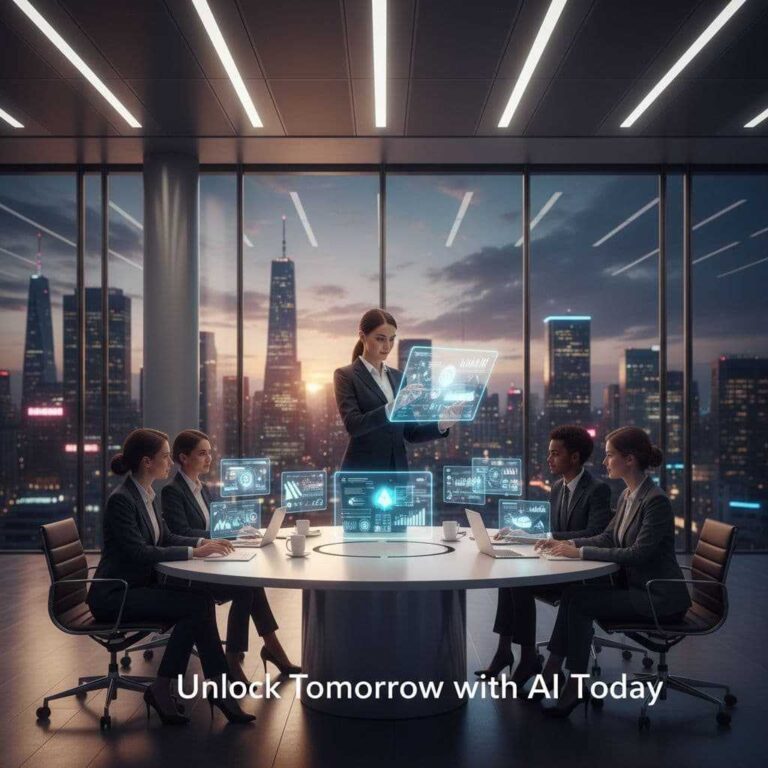 futuristic ai virtual assistant office ad 76ee8c35