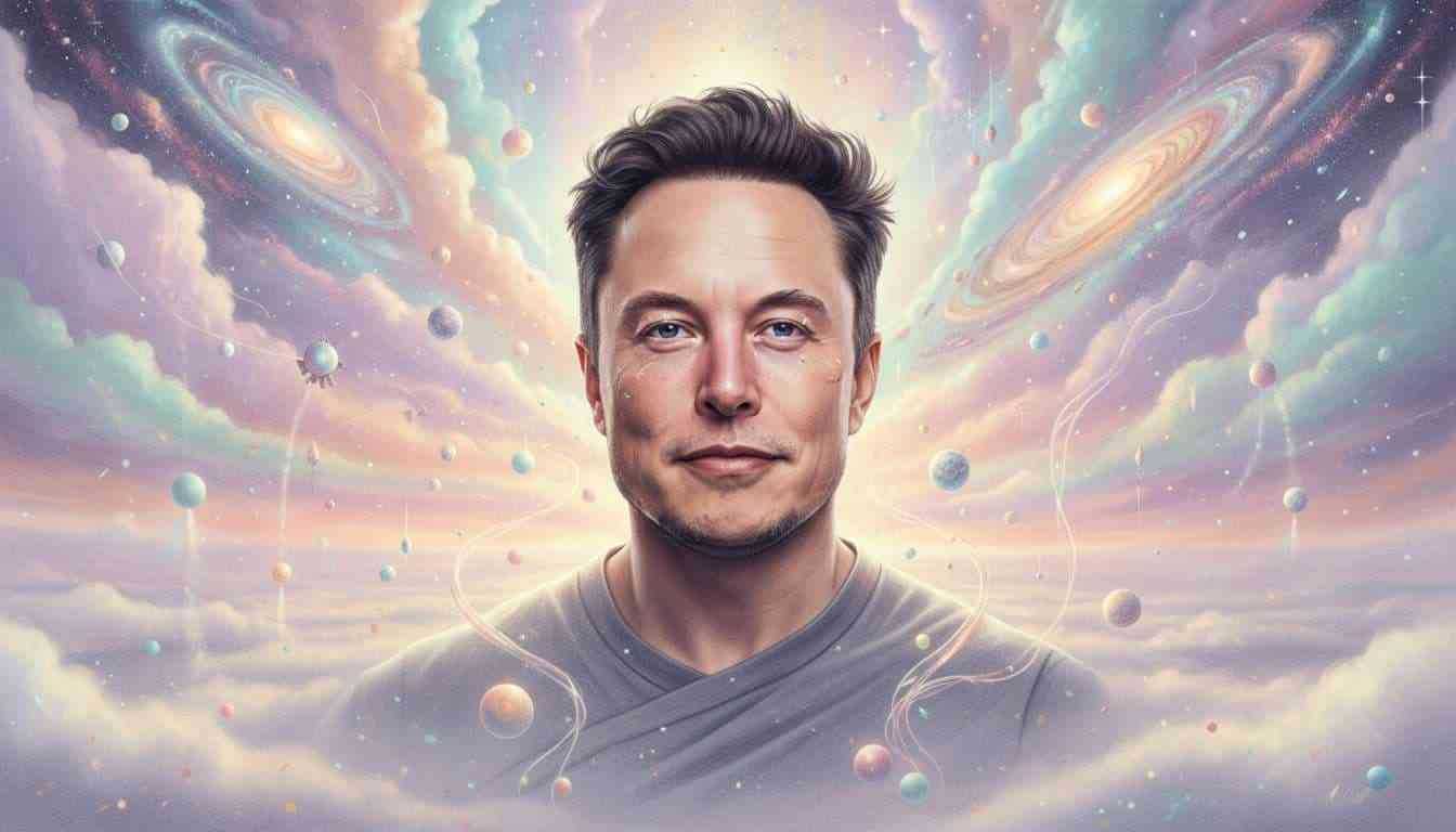 highcompress ethereal ai elon musk cosmic portrait 5c219c8d