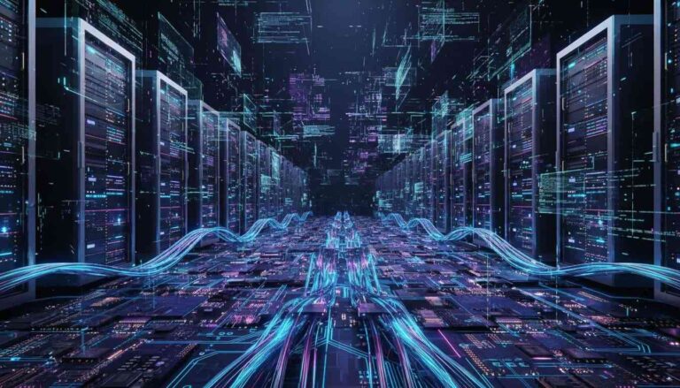 highcompress futuristic glowing circuit board network background 39fe8573